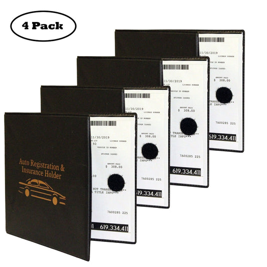 W4W Auto Registration Insurance & ID Card Holder (Value Pack) - W4W Products 