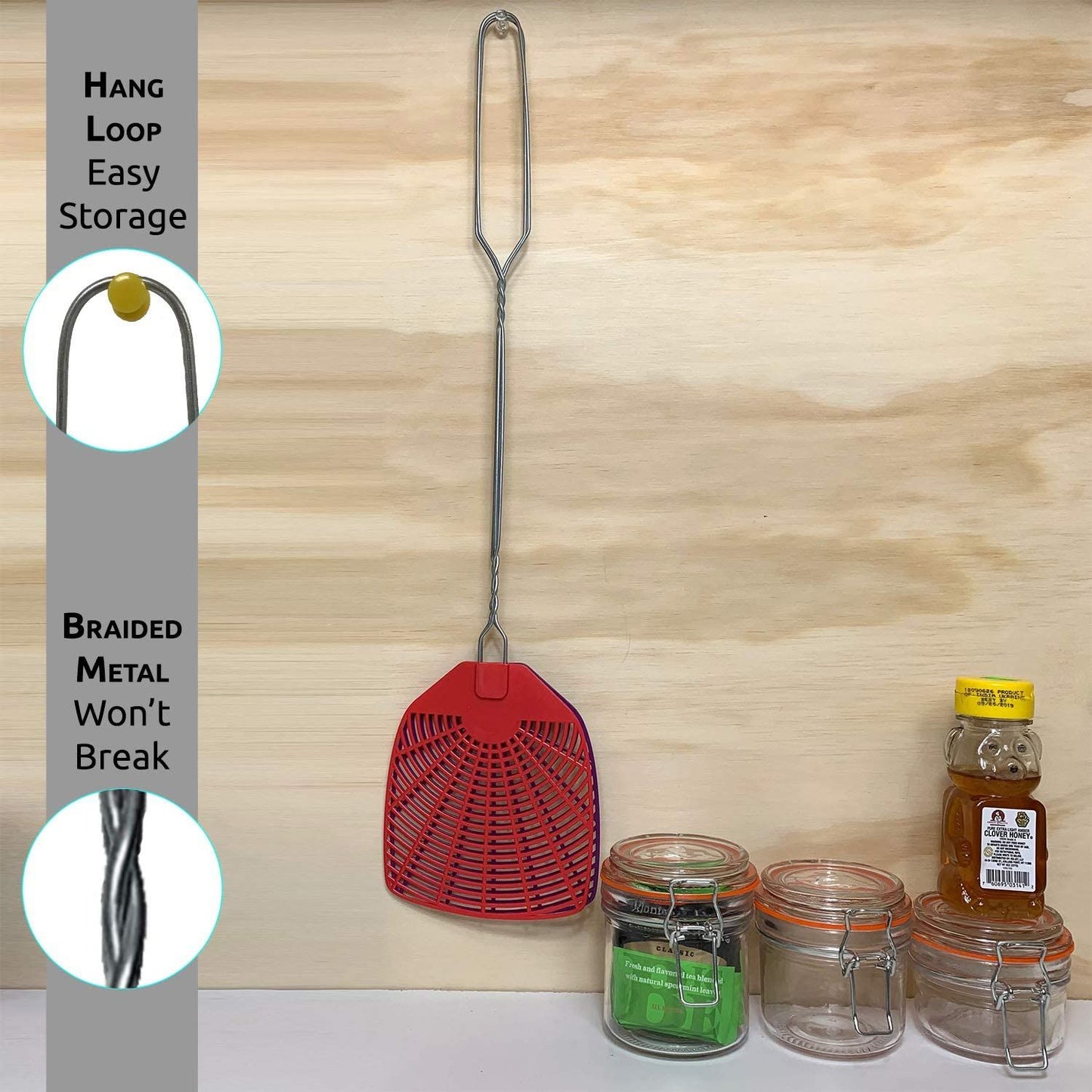 W4W Bug & Fly Swatter – Extra Long Handle - W4W Products 