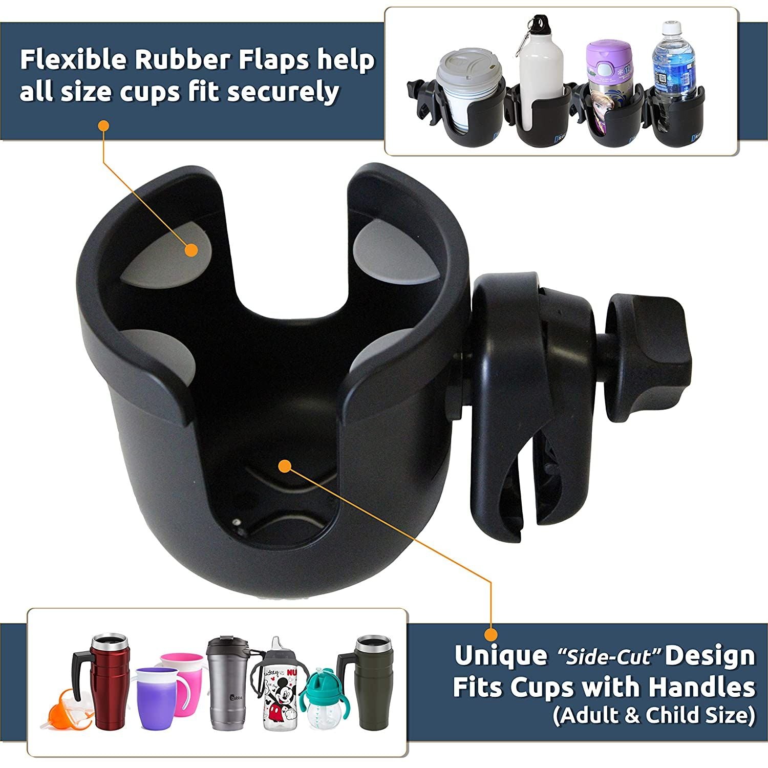 W4W Universal Stroller Cup Holder - W4W Products 